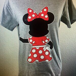 Gilden Minnie Mouse Womens Heavy Cotton Short Sleeve T-Shirt